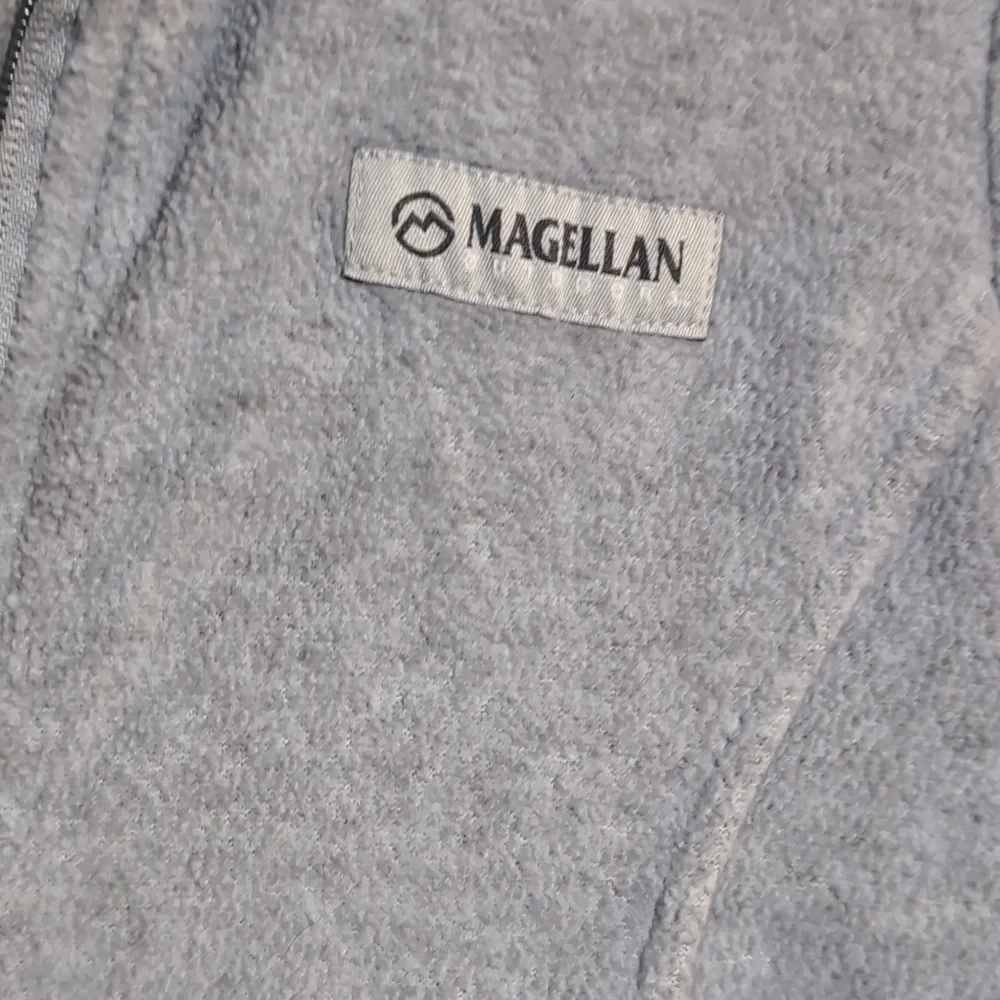 Magellan Grey Fleece Full Zip Jacket Size Girl's Large